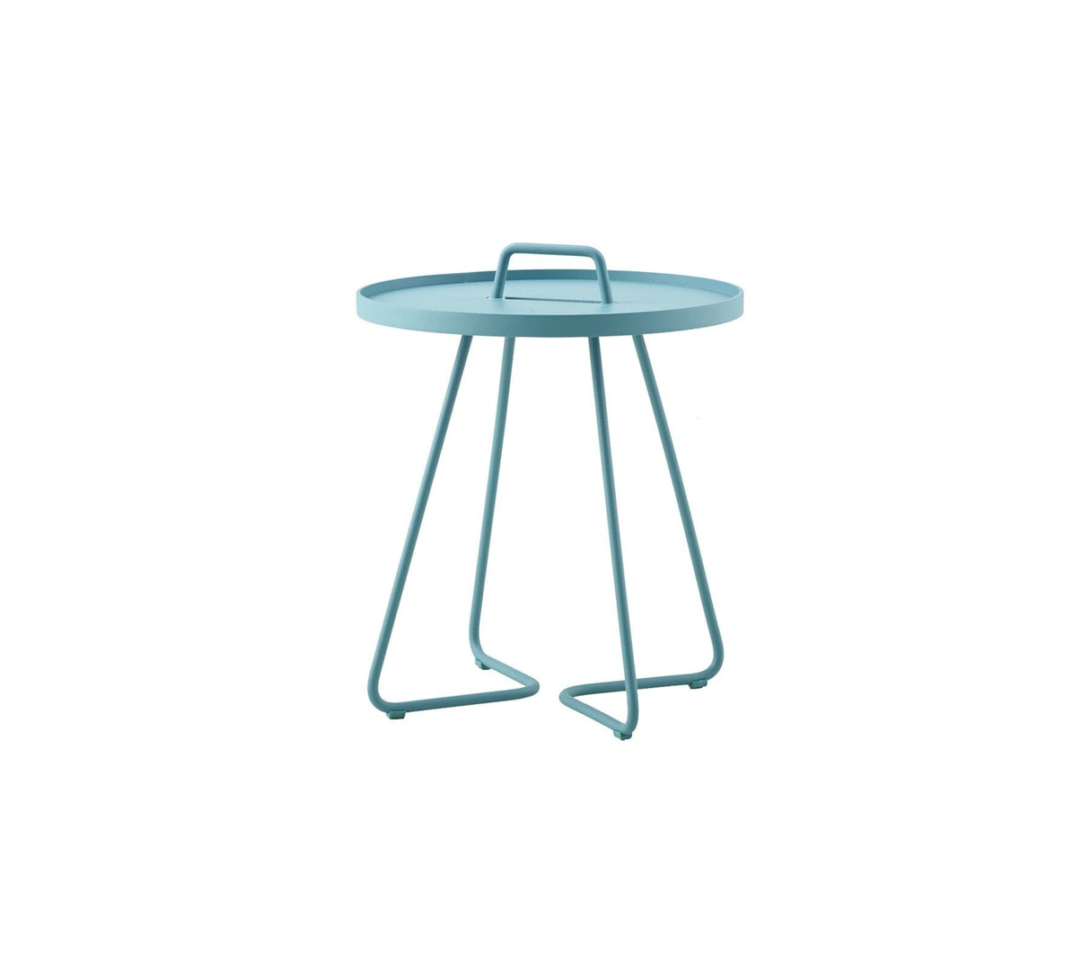 Cane-line On-the-move Side Table Small Ø 44cm H:54cm (5065) Aqua