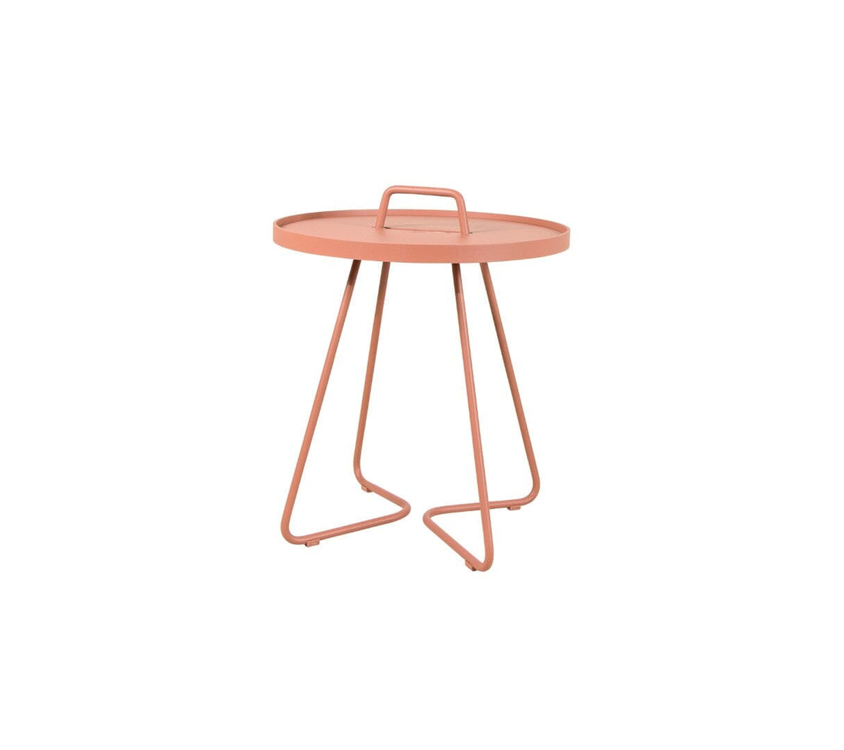 Cane-line On-the-move Side Table Small Ø 44cm H:54cm (5065) Dark Rose
