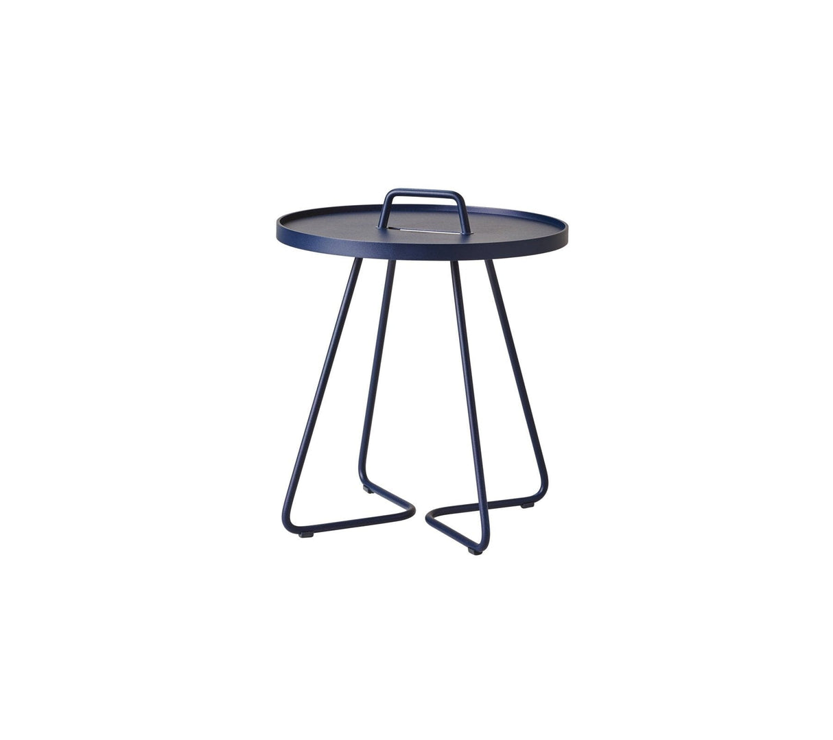 Cane-line On-the-move Side Table Small Ø 44cm H:54cm (5065) Midnight blue