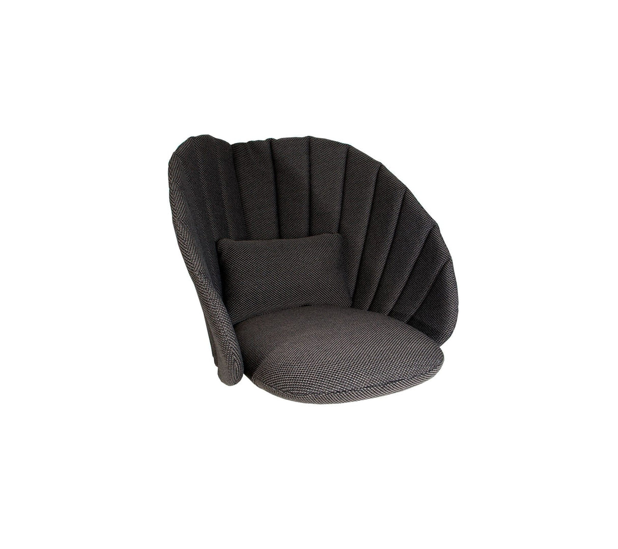 Cane-line Peacock Set de coussins pour Fauteuil Club Lounge (5458) Dark grey (Tissu Cane-line Focus)