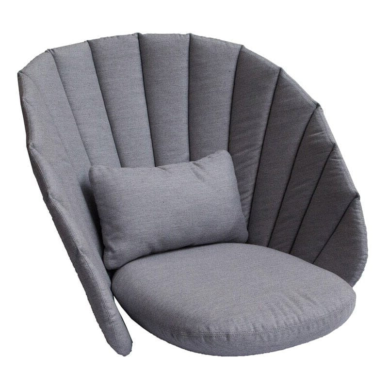Cane-line Peacock Set de coussins pour Fauteuil Club Lounge (5458) Grey (Tissu Cane-line Natté)