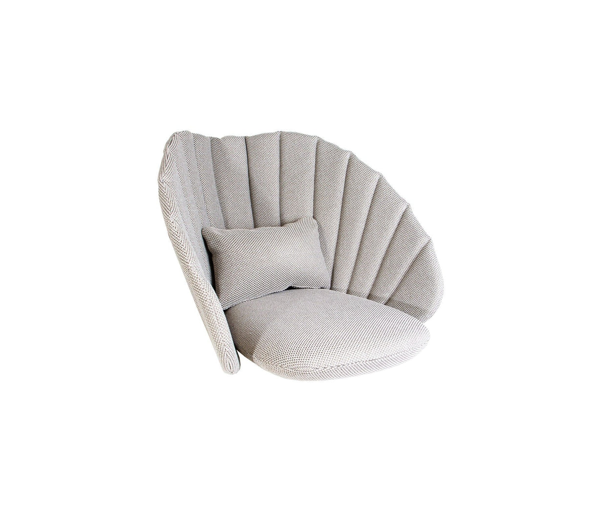 Cane-line Peacock Set de coussins pour Fauteuil Club Lounge (5458) Light grey (Tissu Cane-line Focus)