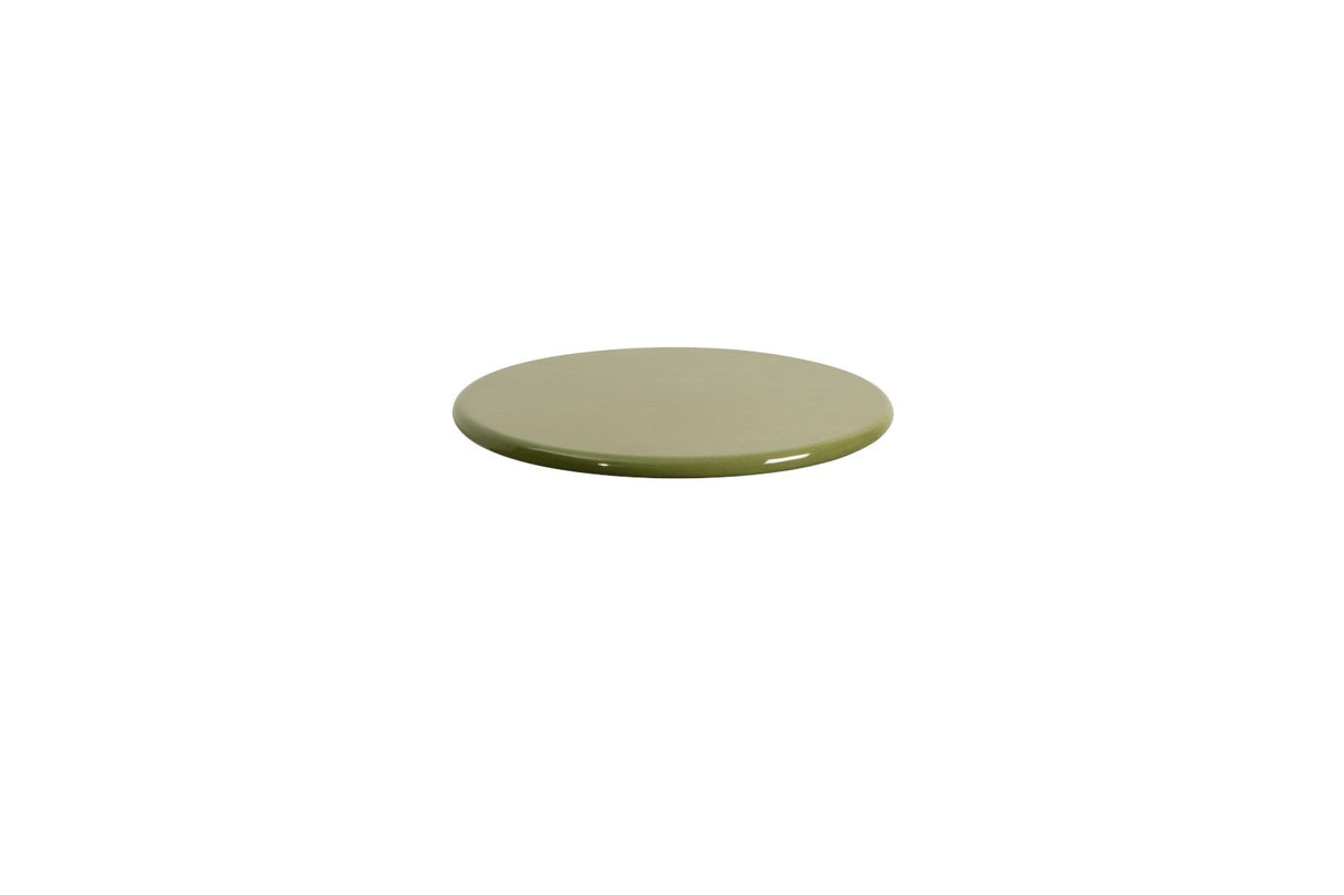 Cane-line Plateau de Table rond Ø 45cm Green (Glazed Lava Stone)