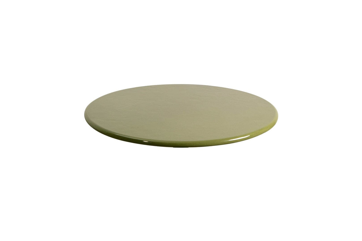 Cane-line Plateau de Table rond Ø70cm Green (Glazed Lava Stone)
