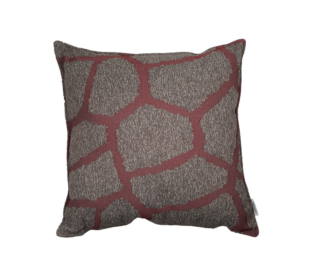 Cane-line Play Coussin déco 50x50x12cm (5240) Brown/Bordeaux (Tissu Cane-line Play)