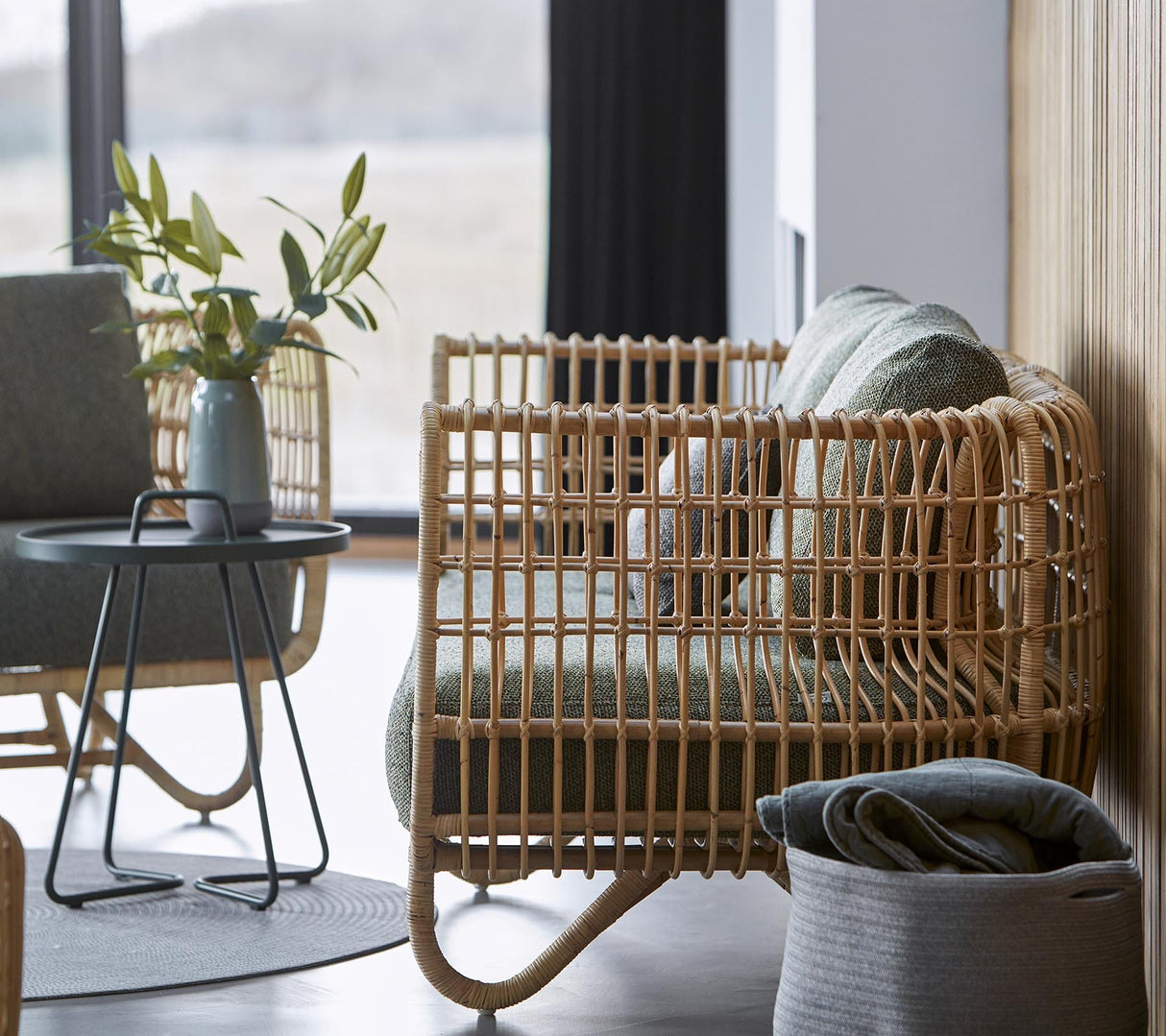 Cane-line Soft Rope Basket Panier medium rond Ø 40cm (5132)