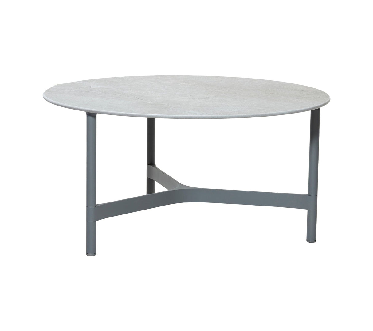 Cane-line Twist Coffee Piètement pour Table basse Large Ø 90cm H:44cm, plateau en sus (5012)