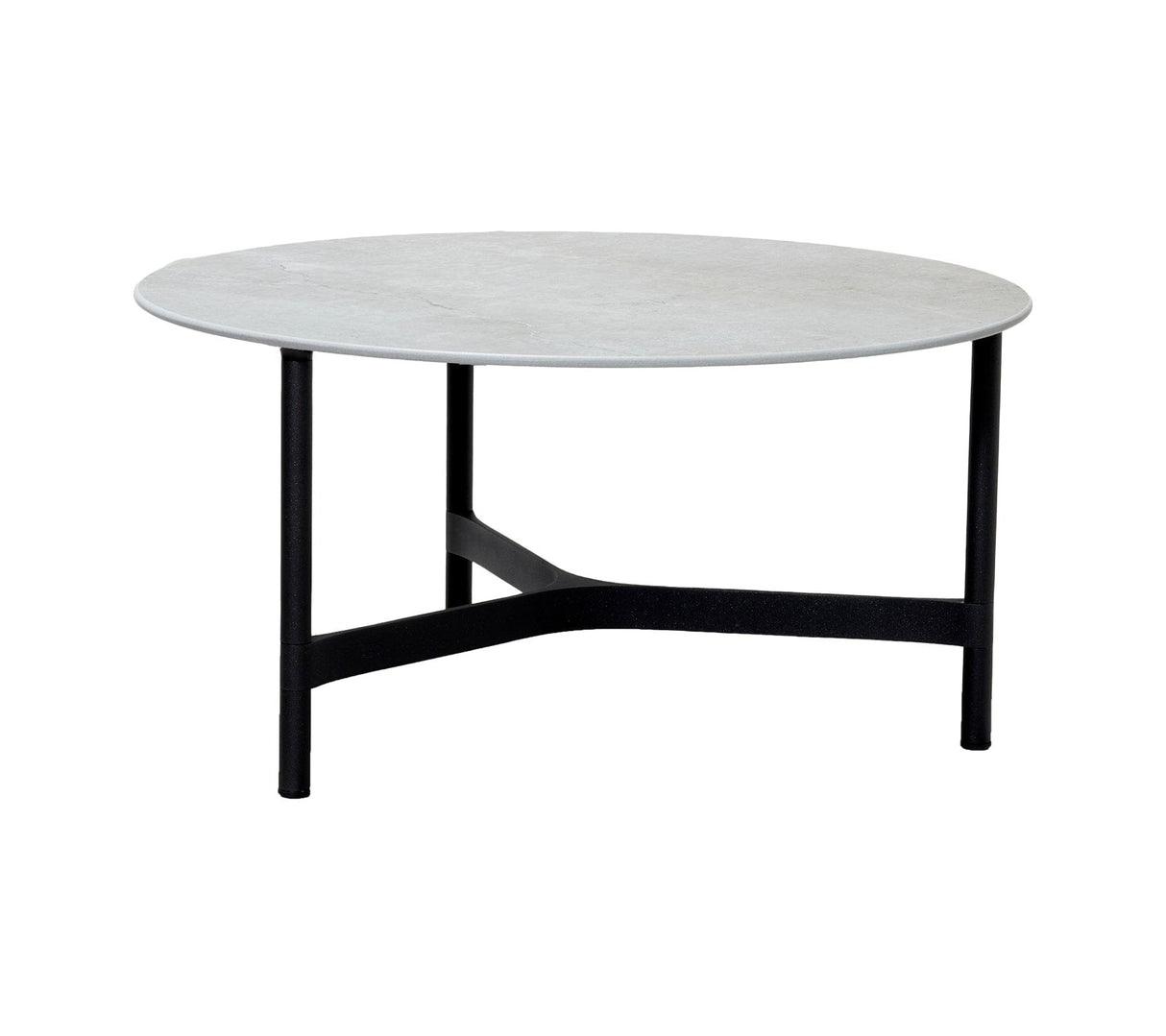 Cane-line Twist Coffee Piètement pour Table basse Large Ø 90cm H:44cm, plateau en sus (5012)