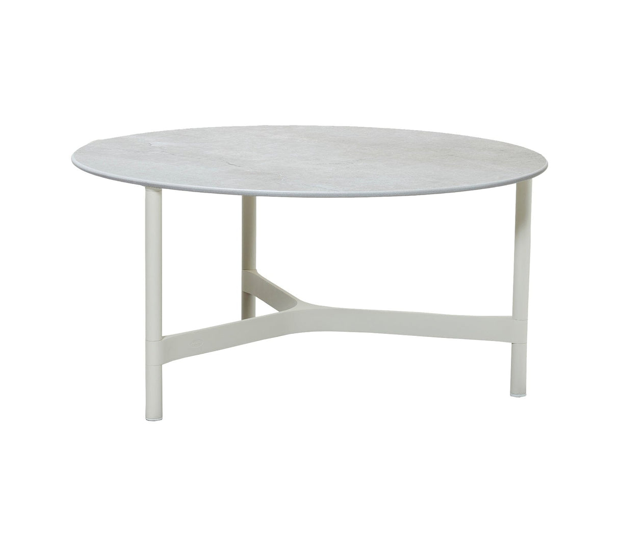 Cane-line Twist Coffee Piètement pour Table basse Large Ø 90cm H:44cm, plateau en sus (5012)