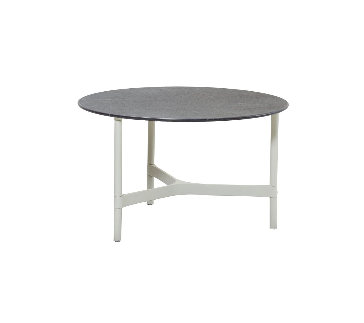 Cane-line Twist Coffee Piètement pour Table basse medium Ø 70cm H:41cm, plateau en sus (5011)