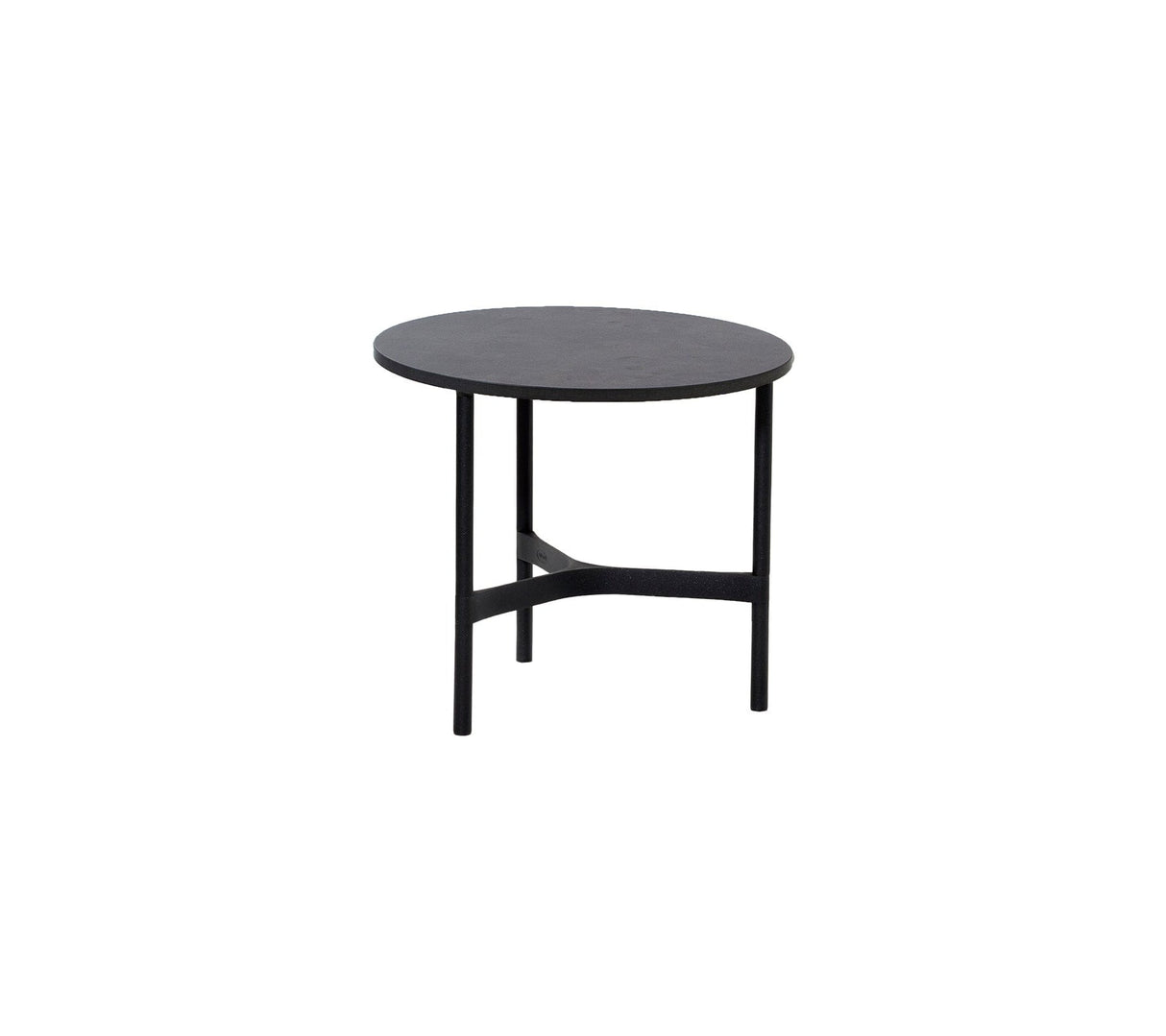 Cane-line Twist Coffee Piètement pour Table basse Small Ø 45cm H:37cm, plateau en sus (5010) Lava grey (Aluminium)