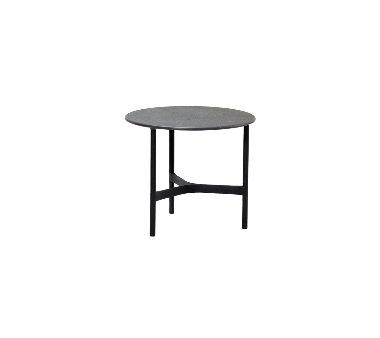 Cane-line Twist Coffee Piètement pour Table basse Small Ø 45cm H:37cm, plateau en sus (5010) Light grey (Aluminium)