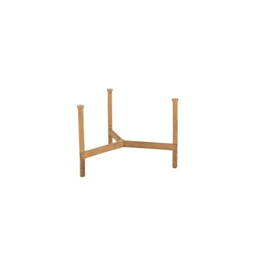 Cane-line Twist Coffee Piètement teak pour Table basse Ø 70cm H:41cm, plateau en sus (5011T) Teak