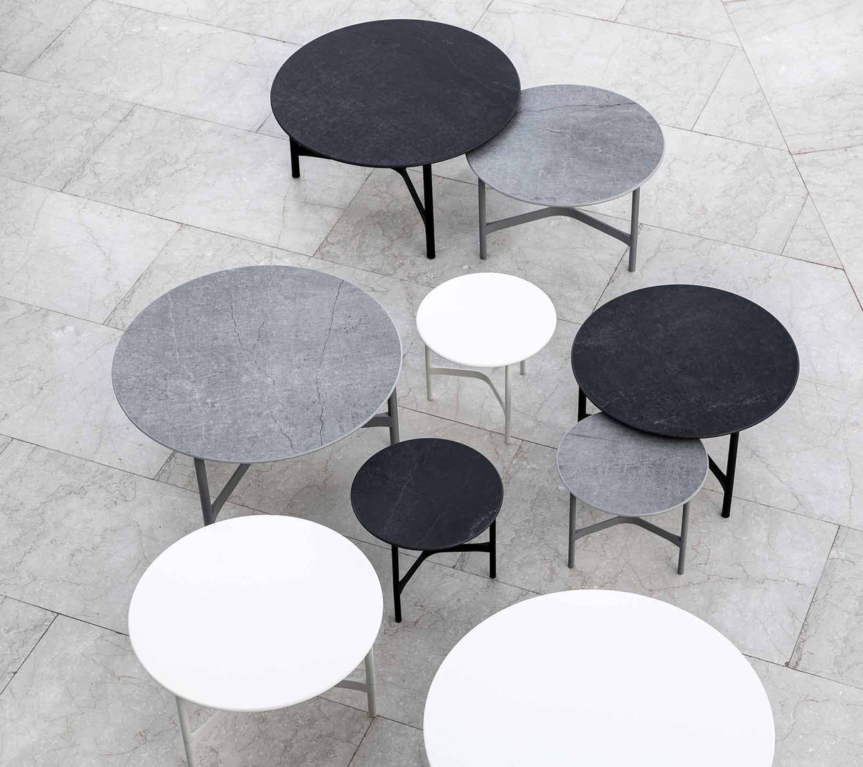 Cane-line Twist Plateau de Table Céramique rond Ø 45cm