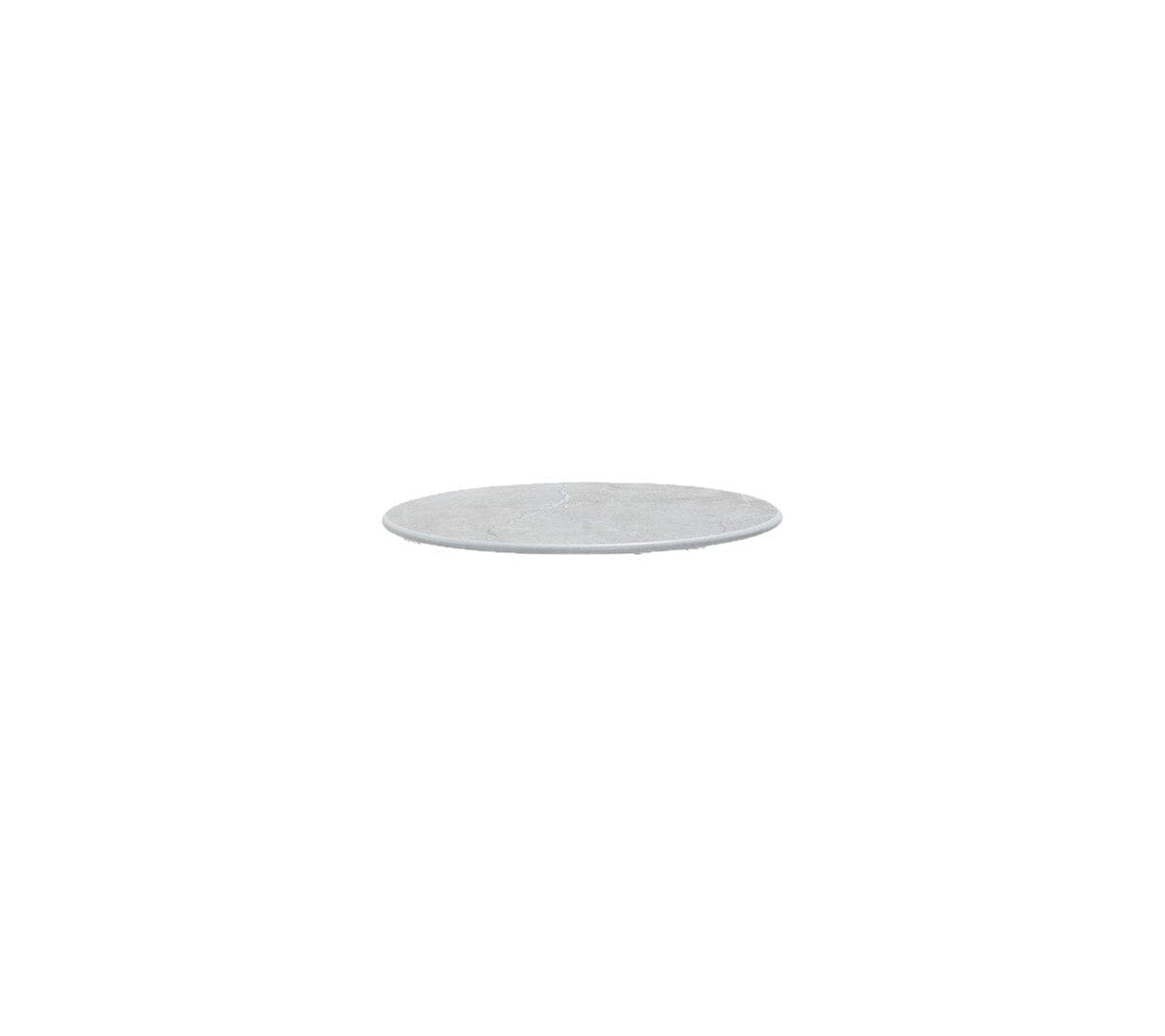 Cane-line Twist Plateau de Table Céramique rond Ø 45cm Fossil grey (céramique)