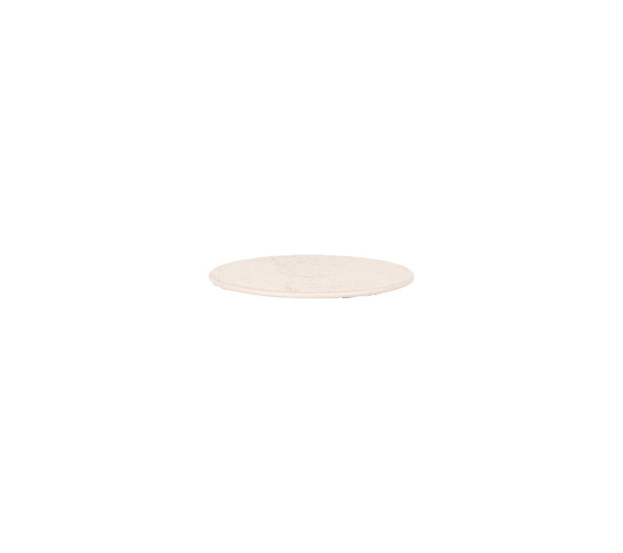 Cane-line Twist Plateau de Table Céramique rond Ø 45cm Travertine Look (céramique)