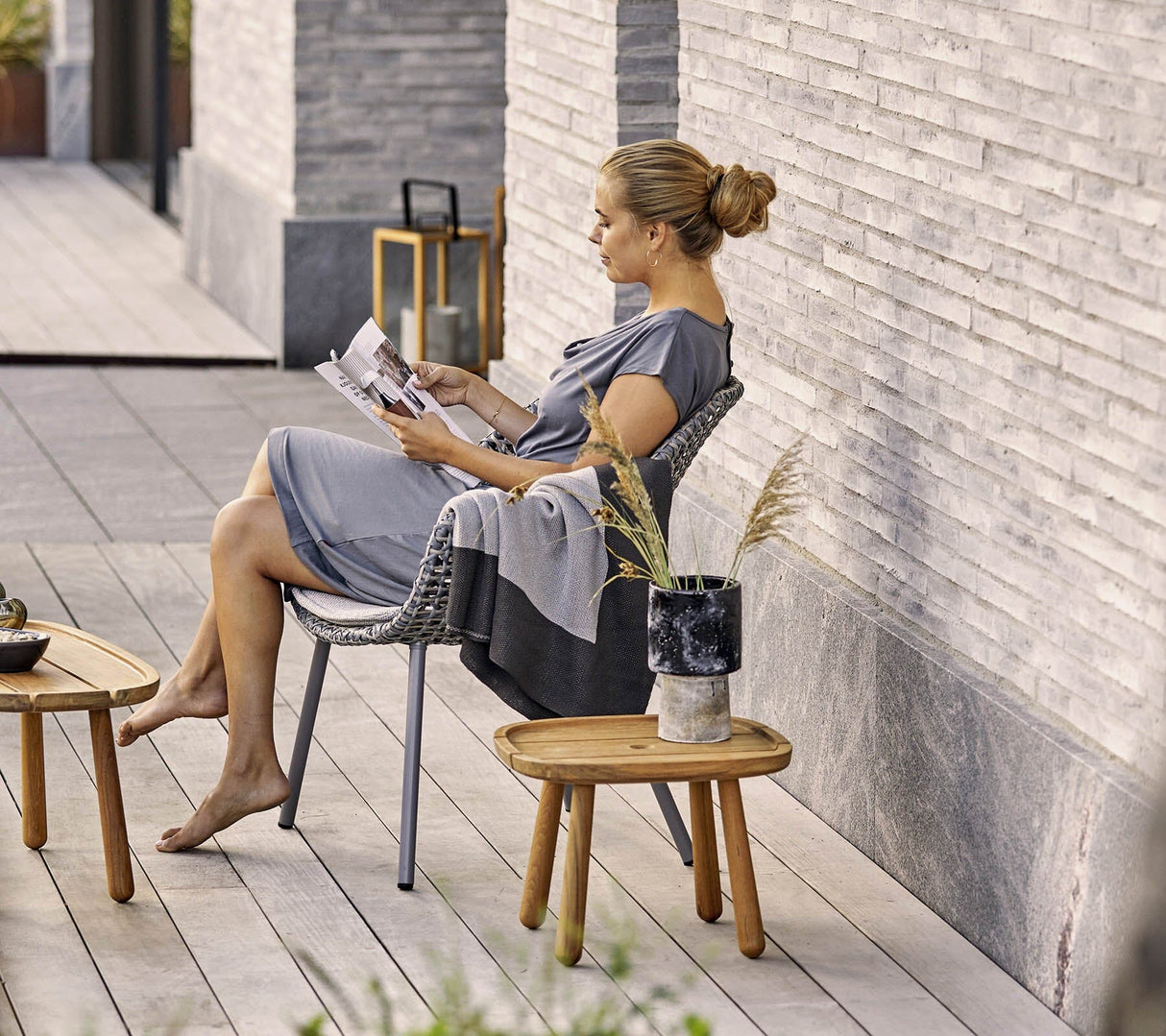 Cane-line Vibe Fauteuil Club Lounge, coussins en sus (5407)