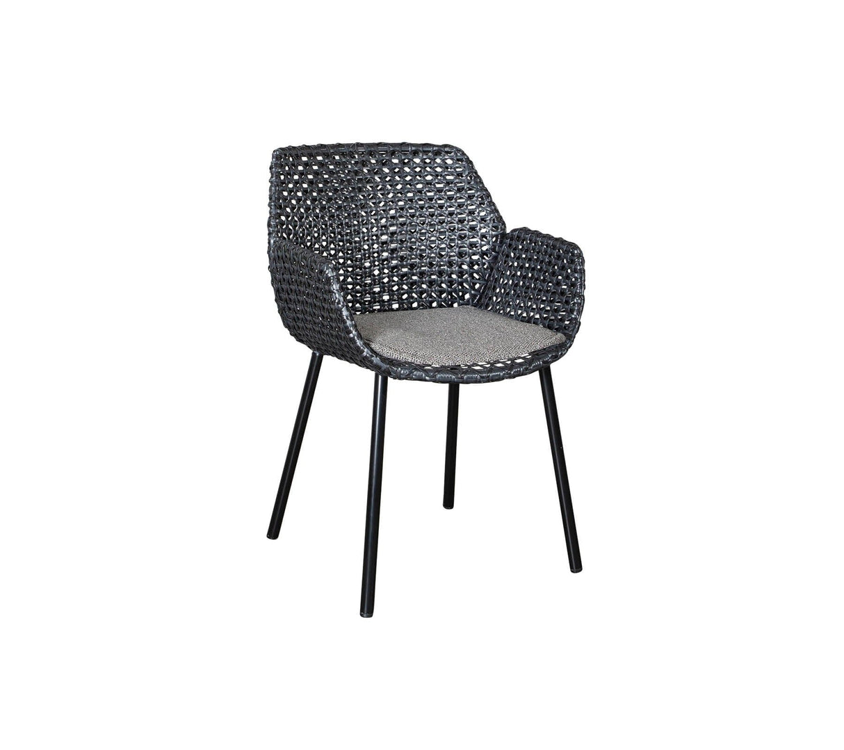 Cane-line Vibe Fauteuil repas (5406), coussin en sus