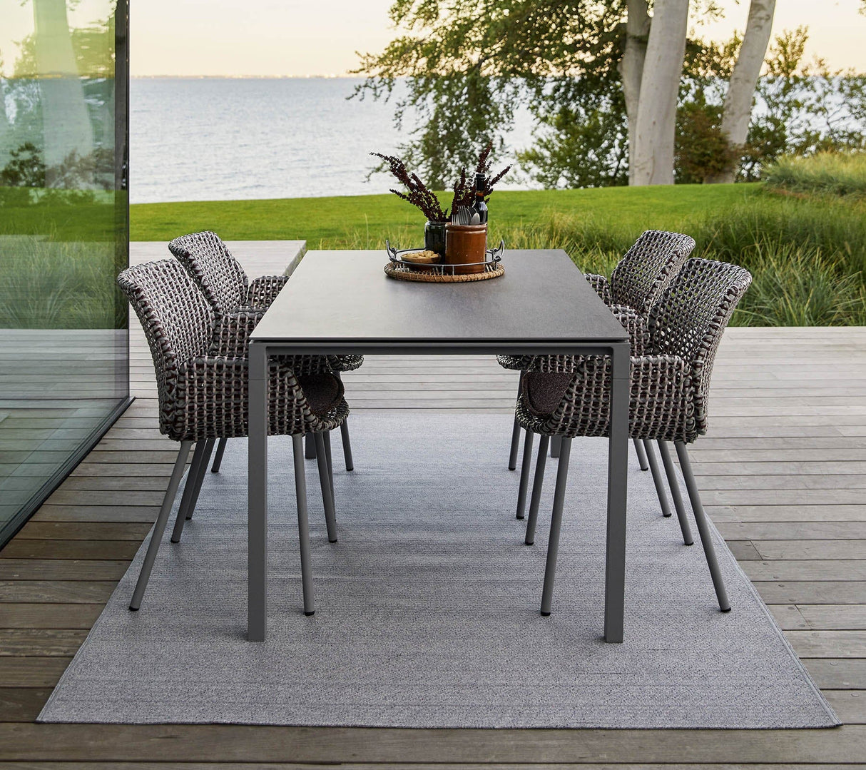 Cane-line Vibe Fauteuil repas (5406), coussin en sus