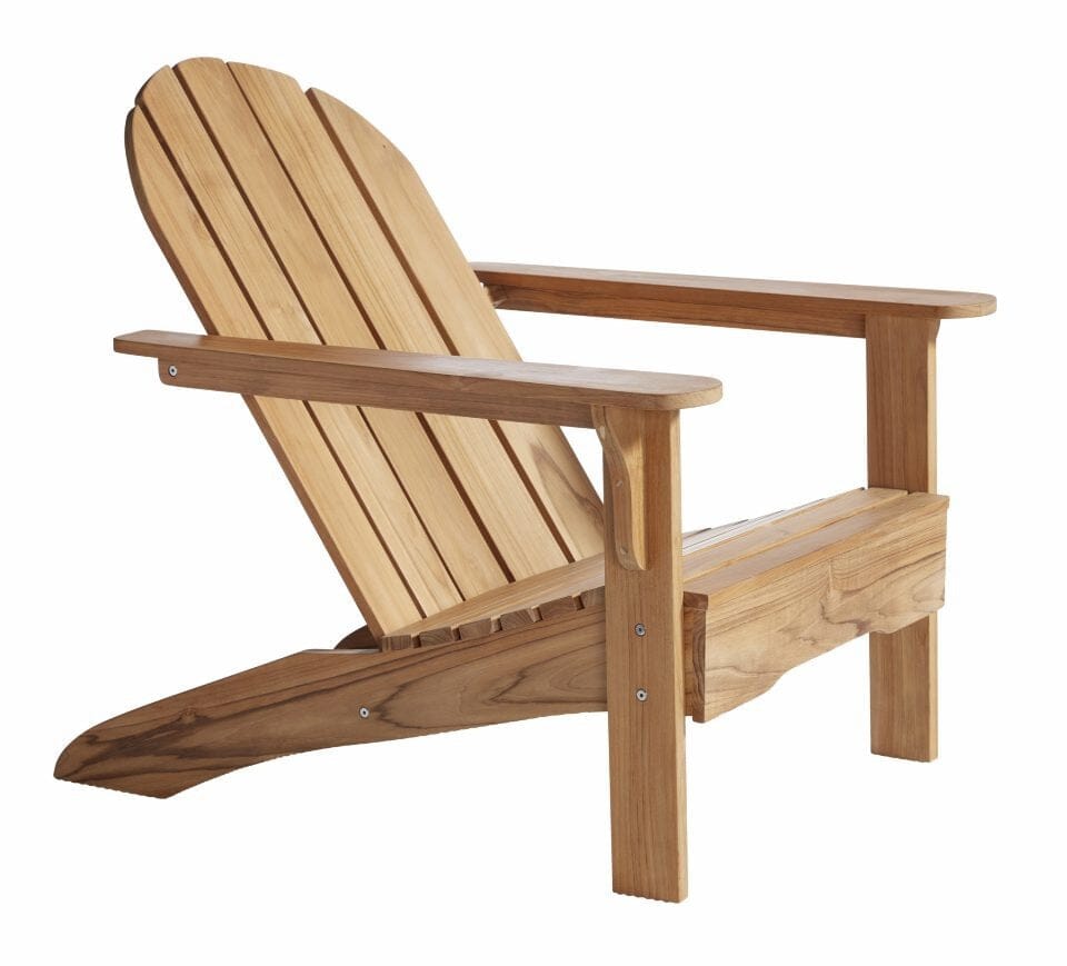 Cinas Adirondack Fauteuil bas Teck