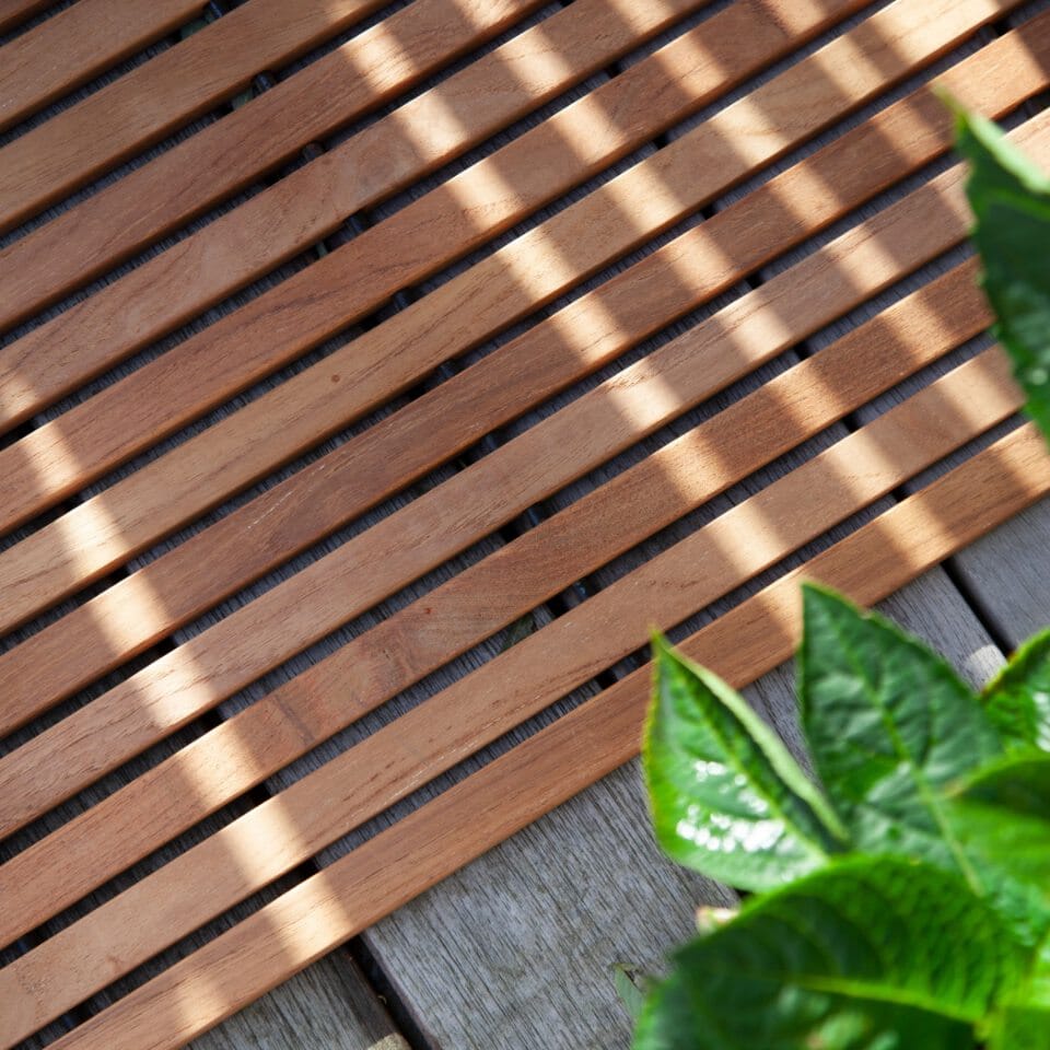 Cinas Bath Tapis Teck 40x40cm