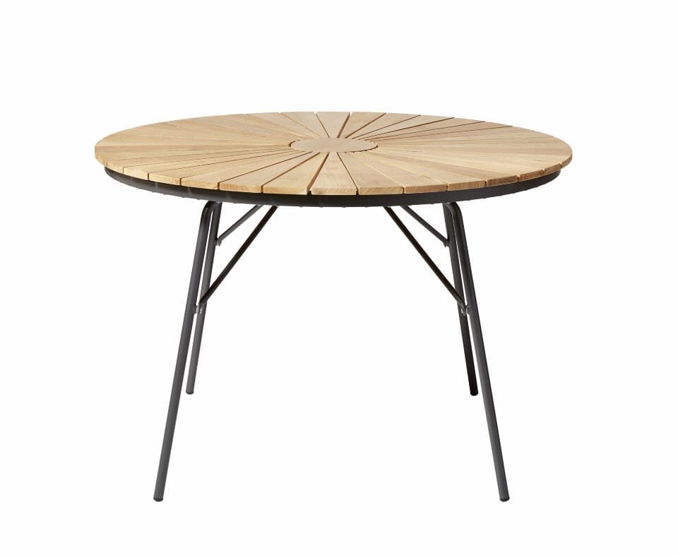 Cinas Ellen Table repas Ø110cm Black