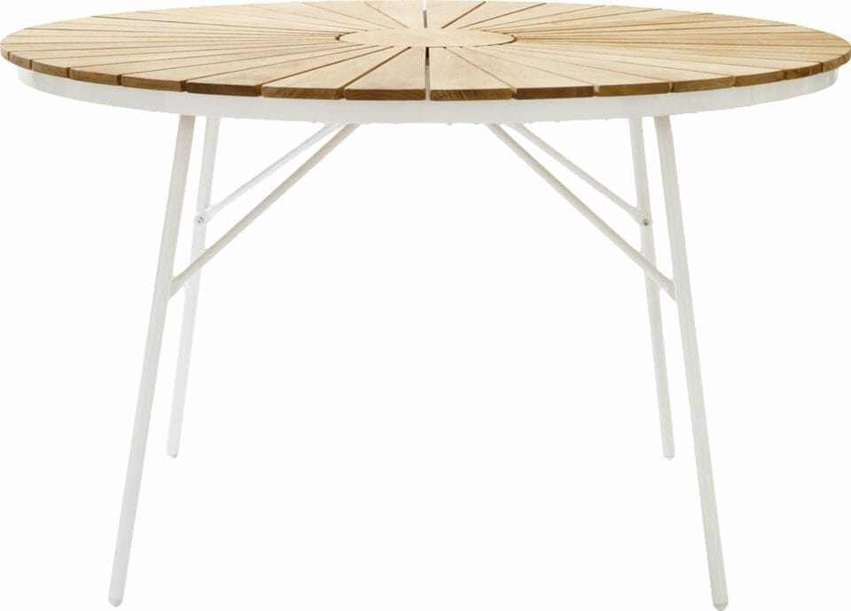 Cinas Ellen Table repas Ø110cm White