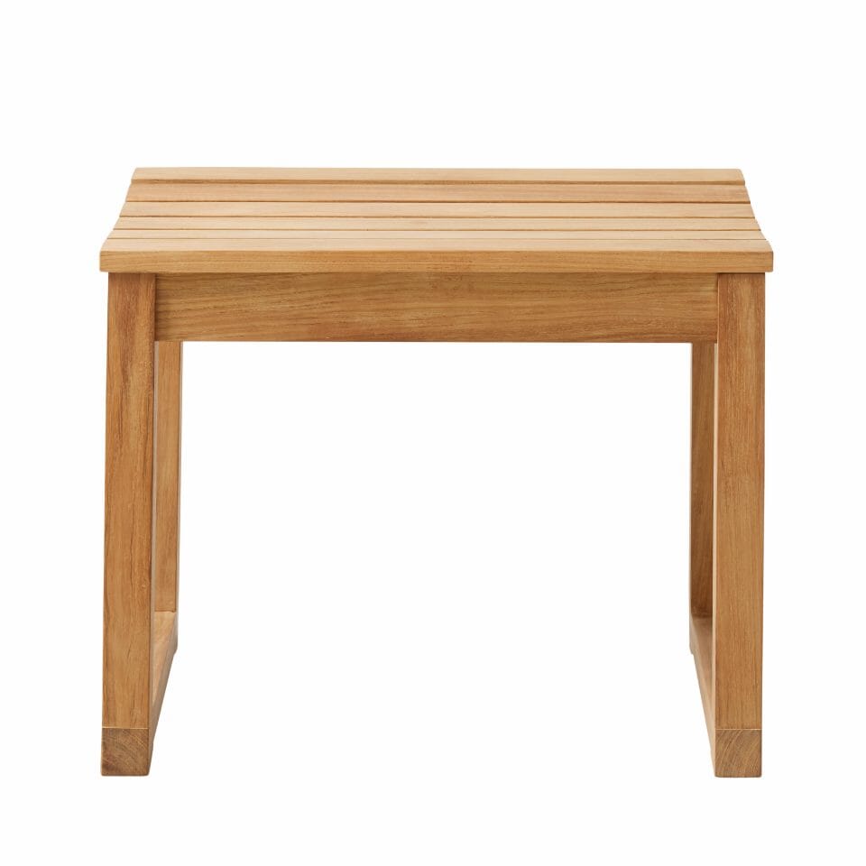 Cinas Vega Tabouret Teck 55x40cm