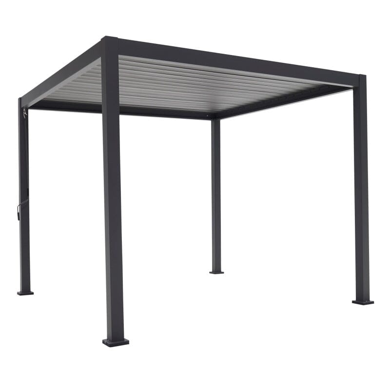Colibri Pergola Pavillon Alu Bioclimatique Acier-Alu 300x300cm