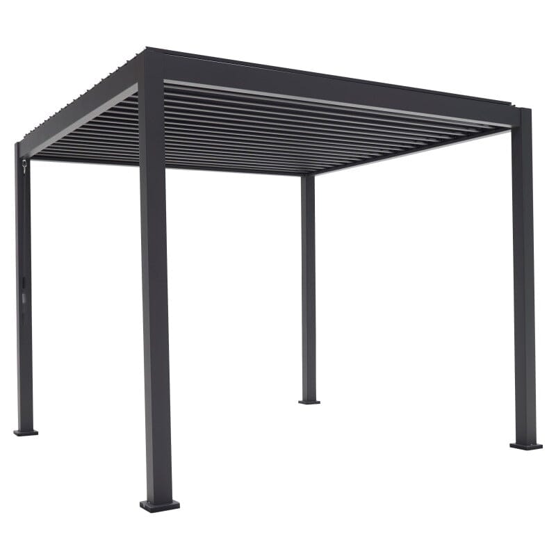 Colibri Pergola Pavillon Alu Bioclimatique Acier-Alu 300x300cm