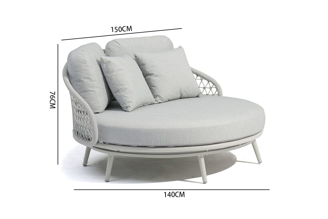 Couture Jardin Cuddle Daybed Small, Coussins laminés inclus