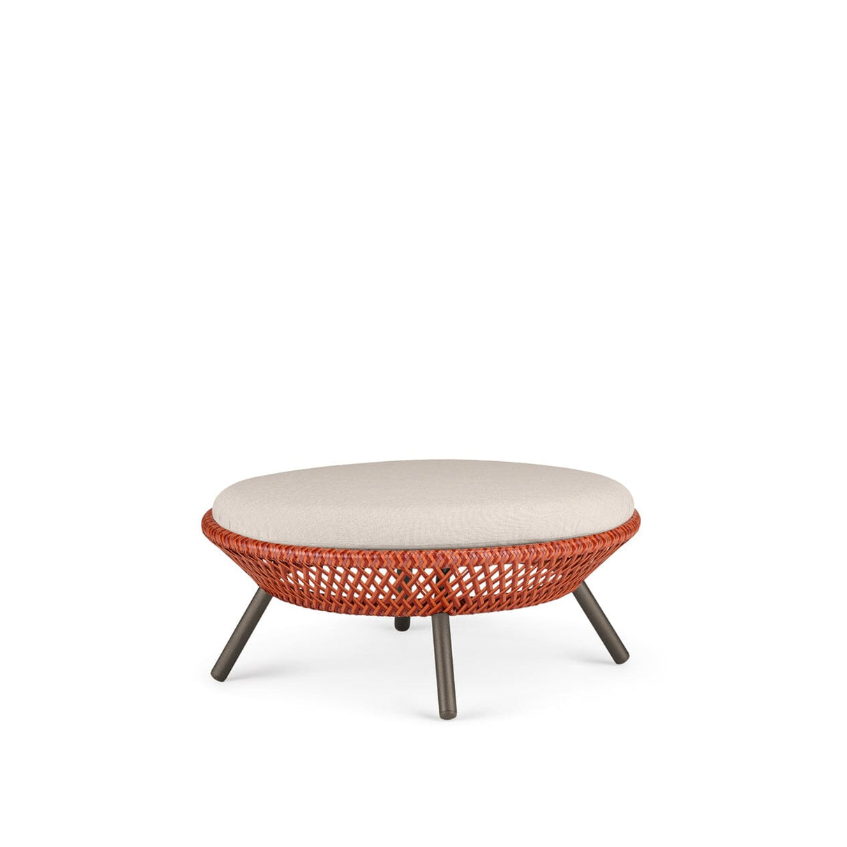 Dedon Ahnda Footstool / Tabouret / Repose-pieds, Coussin en sus Elemental 105