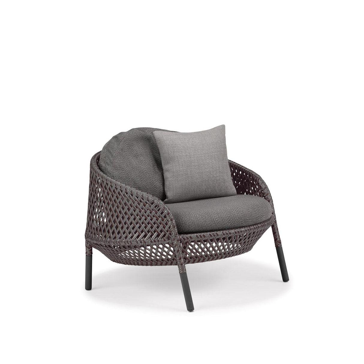 Dedon Ahnda Lounge chair, coussins en sus Graphite 108