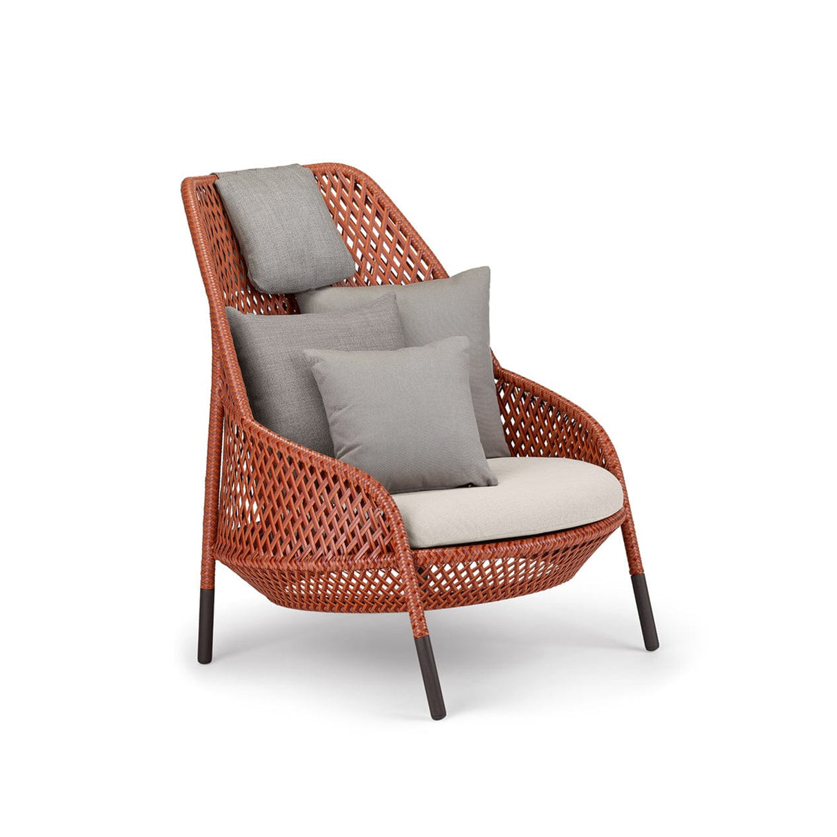 Dedon Ahnda Wing chair, coussins en sus