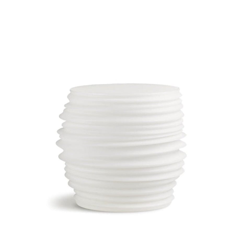 Dedon BABYLON Stool PE / Tabouret / Side Table / en résine synthétique White