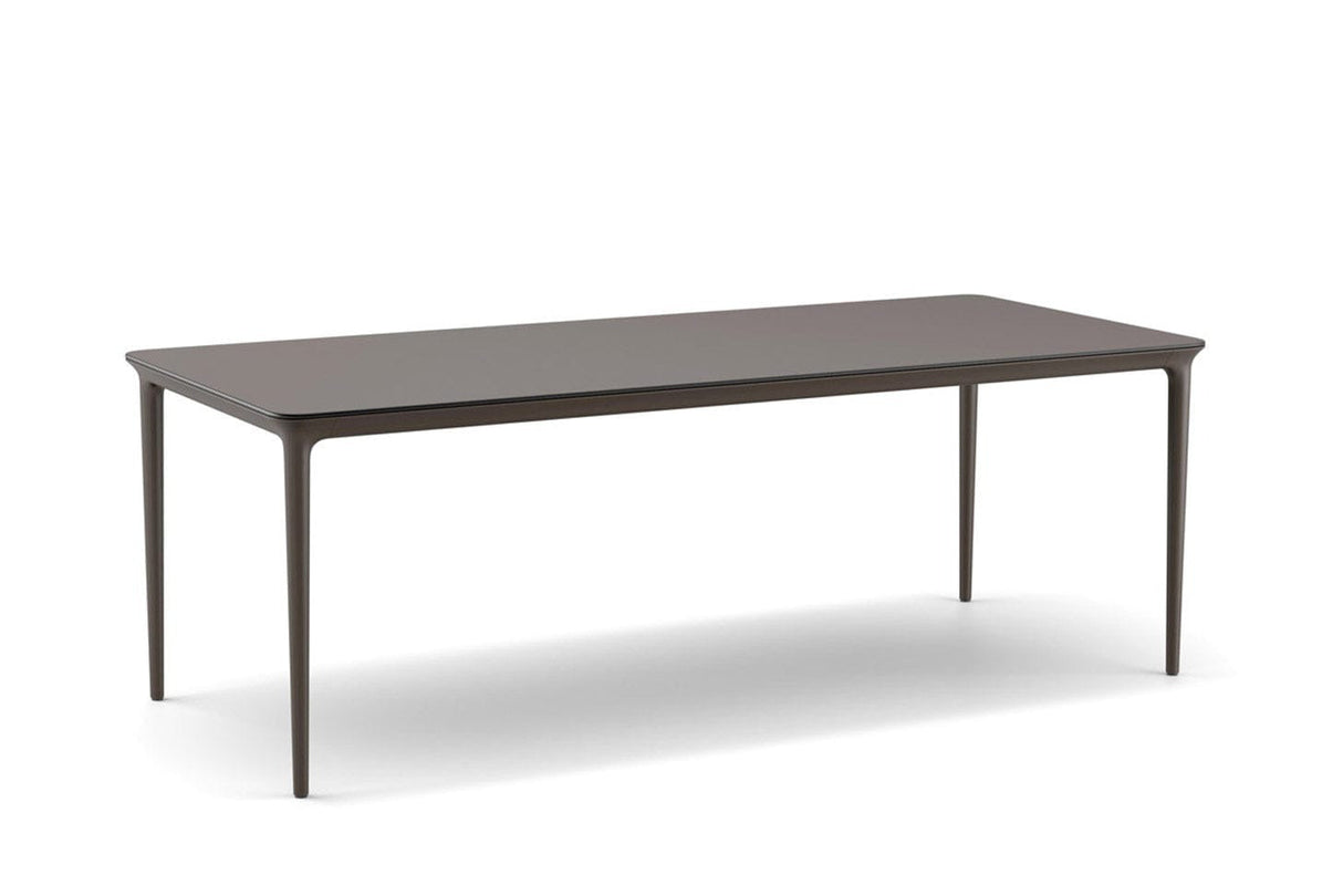 Dedon Bellemonde Table repas L, 95x220cm, avec plateau HPL Black Pepper 317