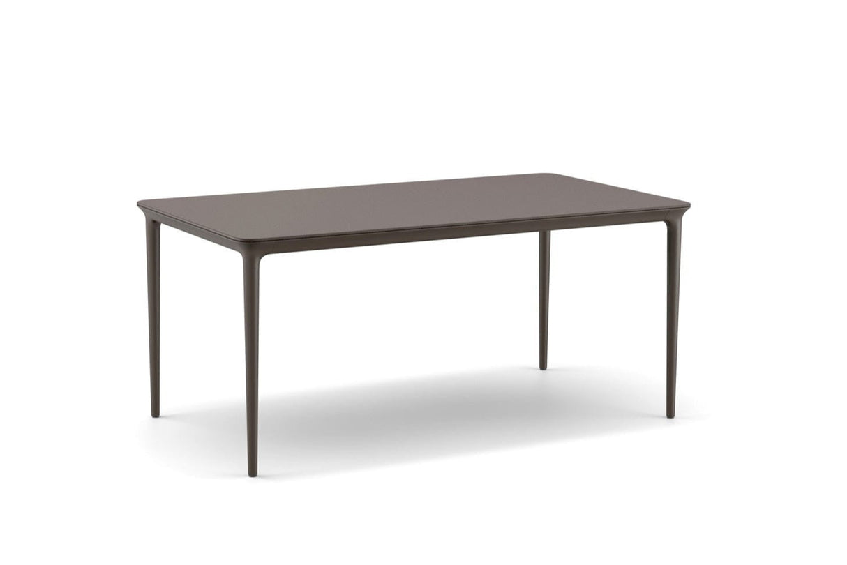 Dedon Bellemonde Table repas M, 95x170cm, avec plateau mineral composite Ebony 203