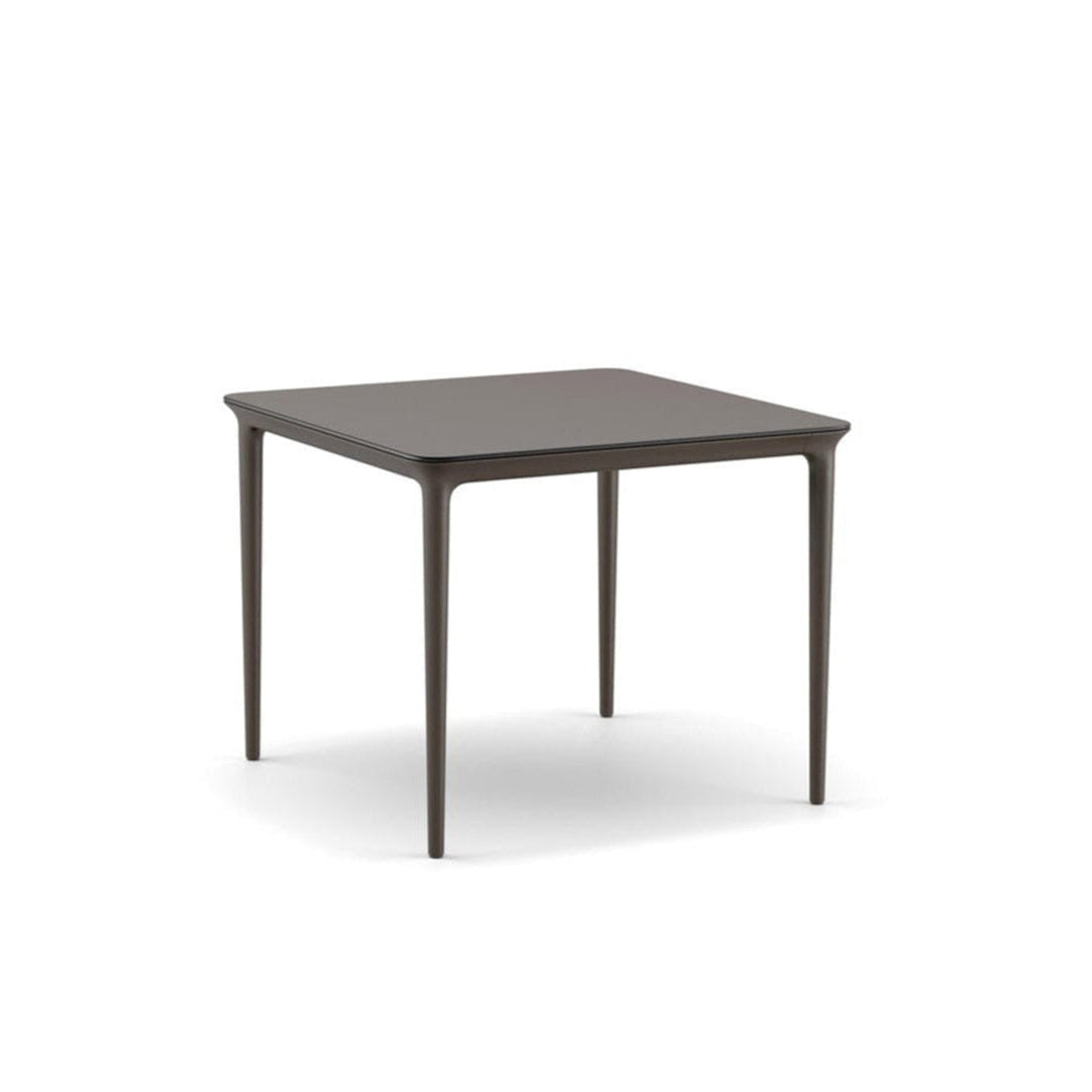 Dedon Bellemonde Table repas S, 95x95cm, avec plateau HPL Black Pepper 317