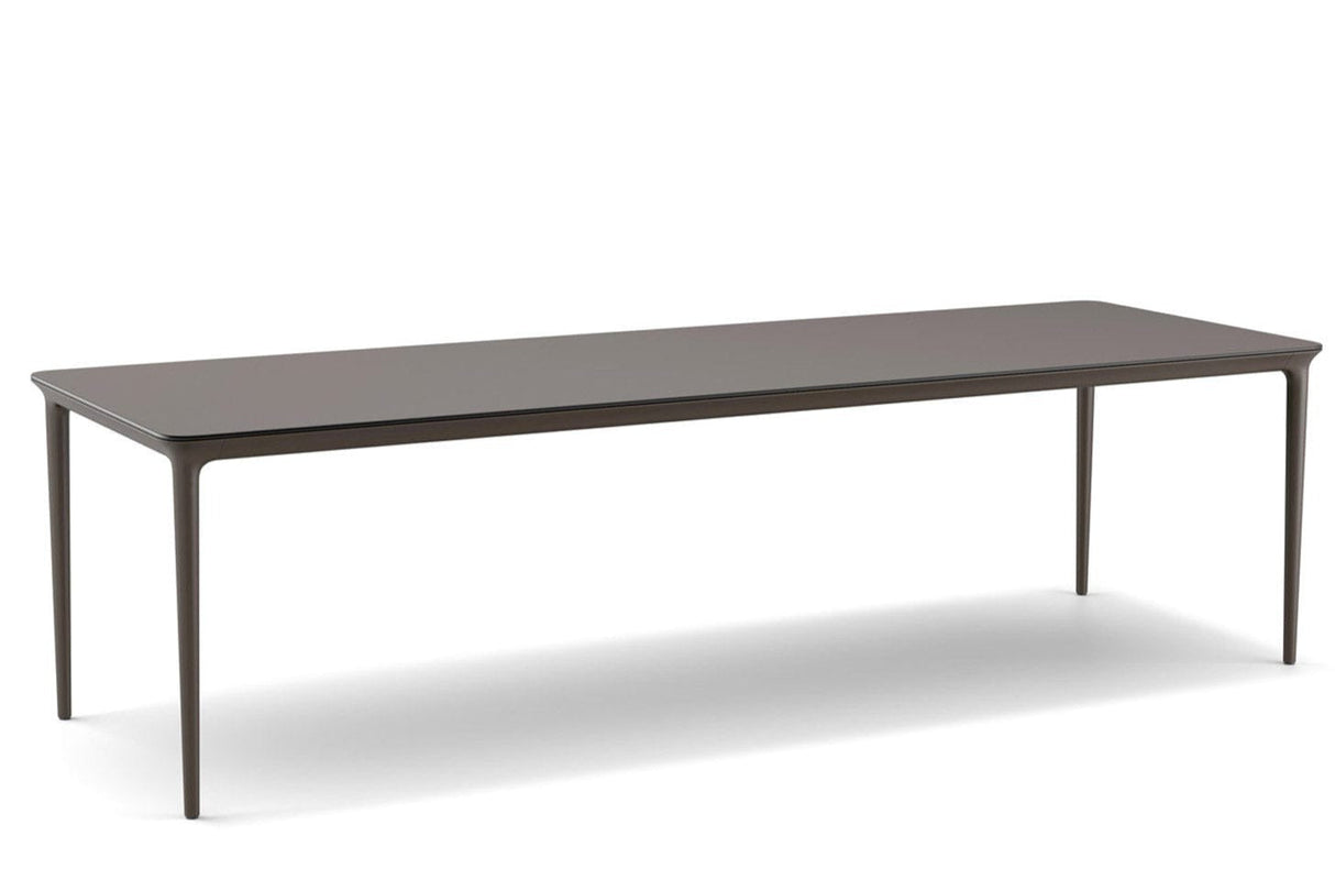 Dedon Bellemonde Table repas XL, 95x280cm, avec plateau HPL Black Pepper 317