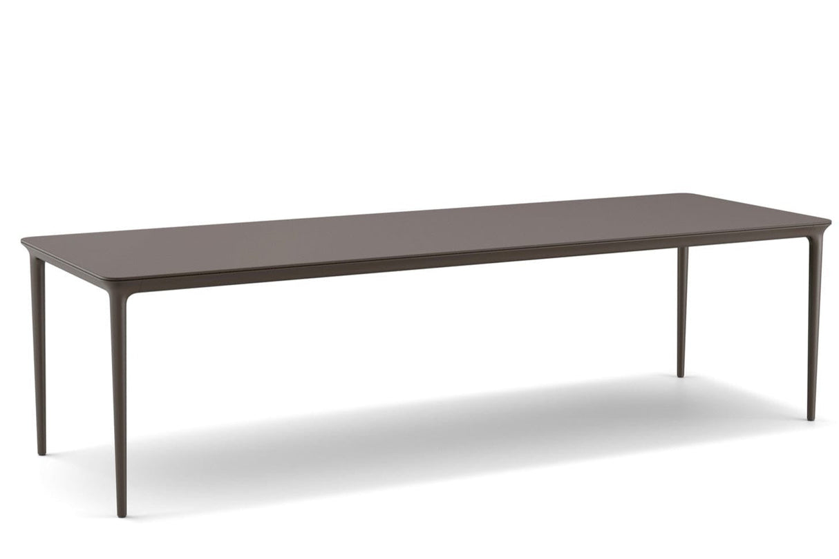 Dedon Bellemonde Table repas XL, 95x280cm, avec plateau mineral composite Ebony 203
