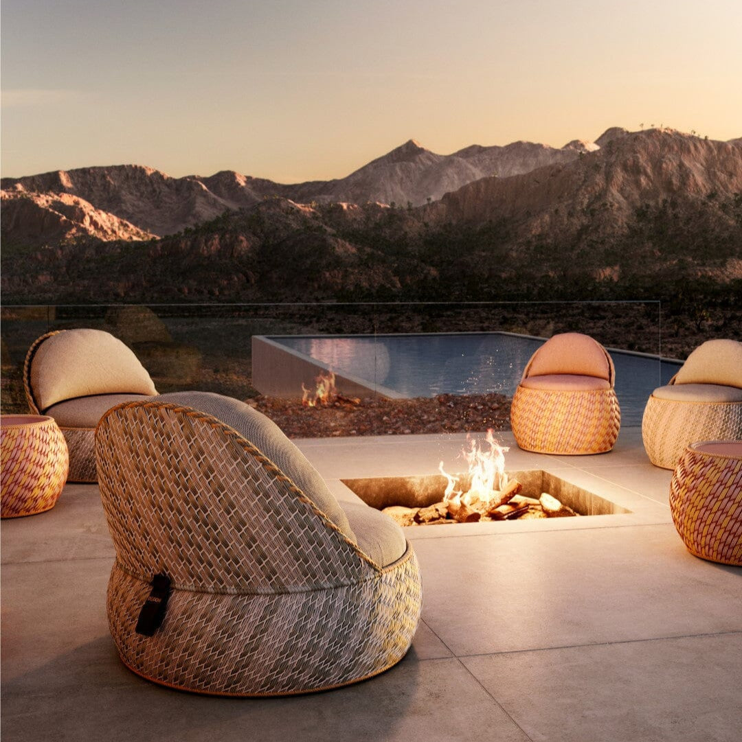Dedon Dala Lounge chair, coussins en sus