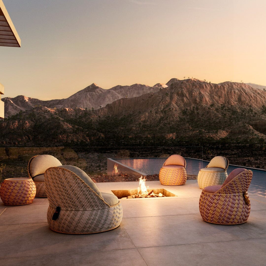 Dedon Dala Lounge chair, coussins en sus