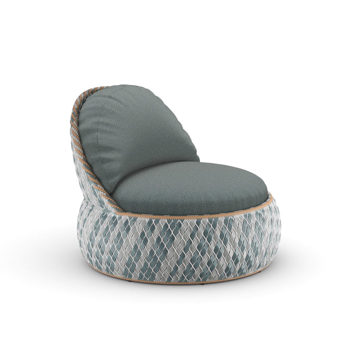 Dedon Dala Lounge chair, coussins en sus Bahamas 168