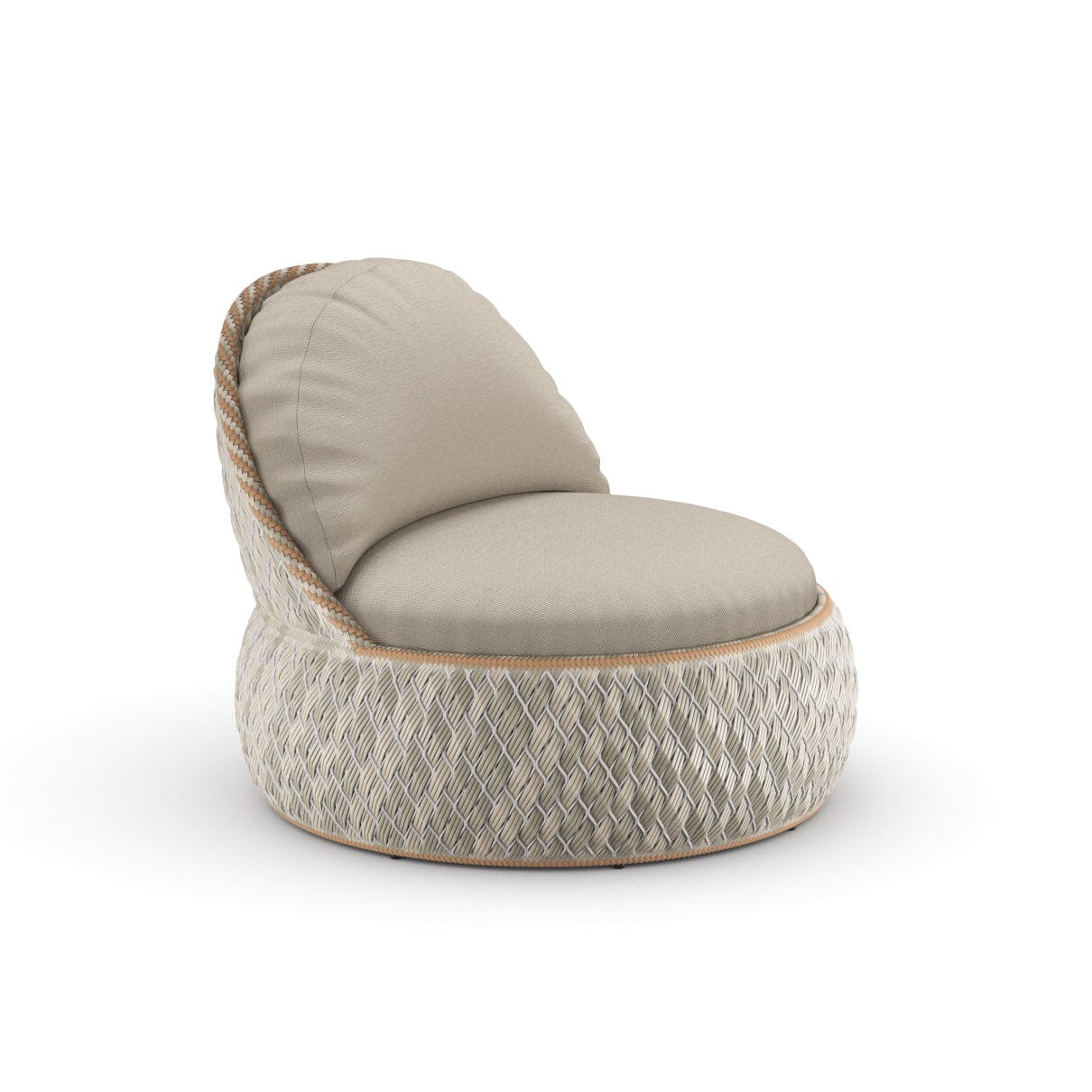 Dedon Dala Lounge chair, coussins en sus Ibiza 167