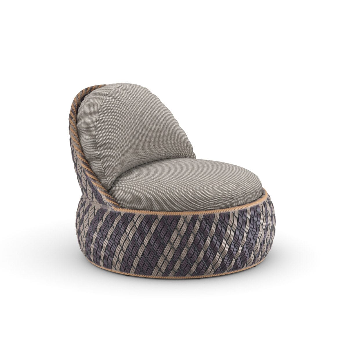 Dedon Dala Lounge chair, coussins en sus Rioja 164