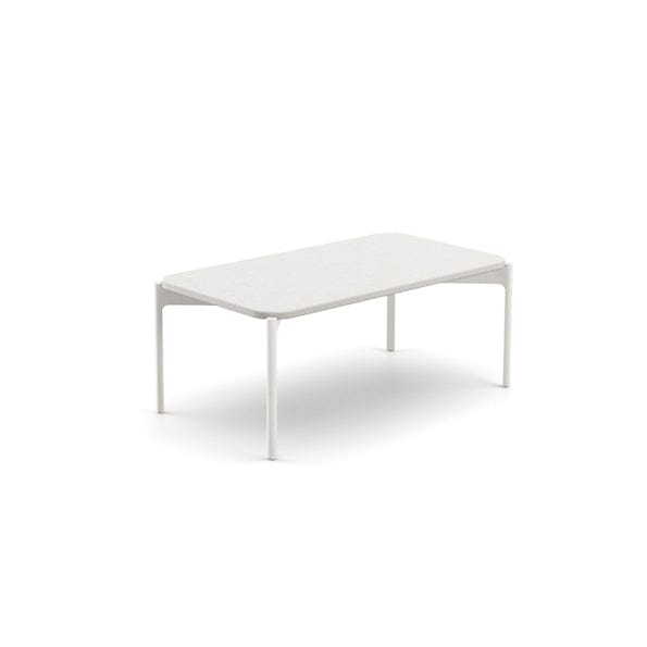 Dedon Izon Set Coffee Table 90x50cm, avec plateau en mineral composite Talc Talc 343