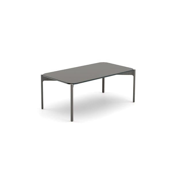 Dedon Izon Set Coffee Table 90x50cm, avec plateau HPL en Black Pepper Black Pepper 317