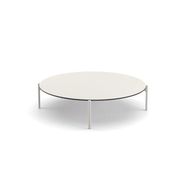 Dedon Izon Set Coffee Table Ø111cm, avec plateau HPL Lipari 2.0 Lipari 306