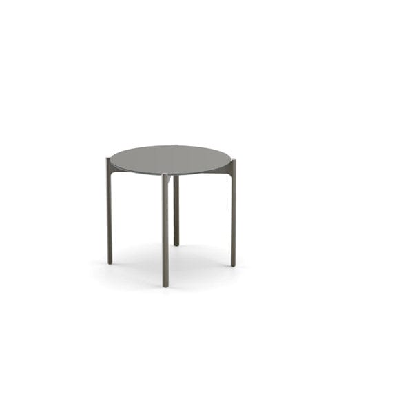 Dedon Izon Set Side Table / Table d'appoint 39x39cm, avec plateau HPL Black Pepper Black Pepper 317