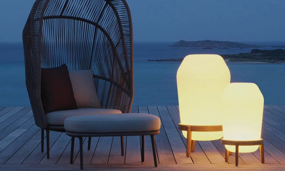 Dedon Loon Set floor lamp L, 230V